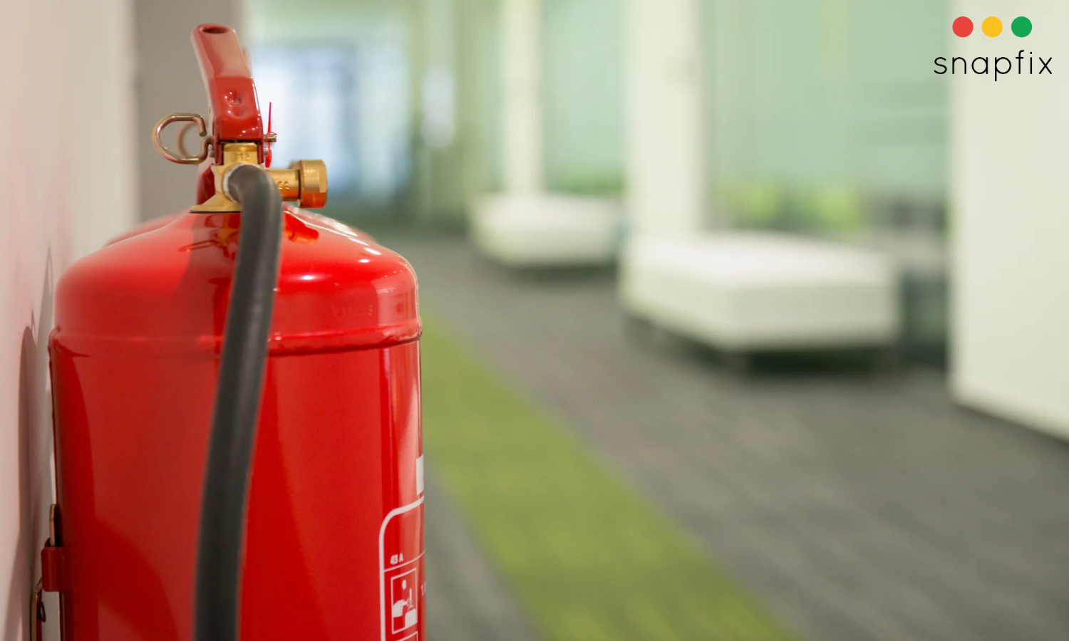 Fire extinguisher in Hotel