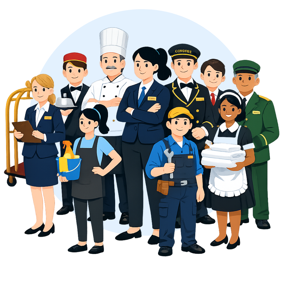 Hotel staff