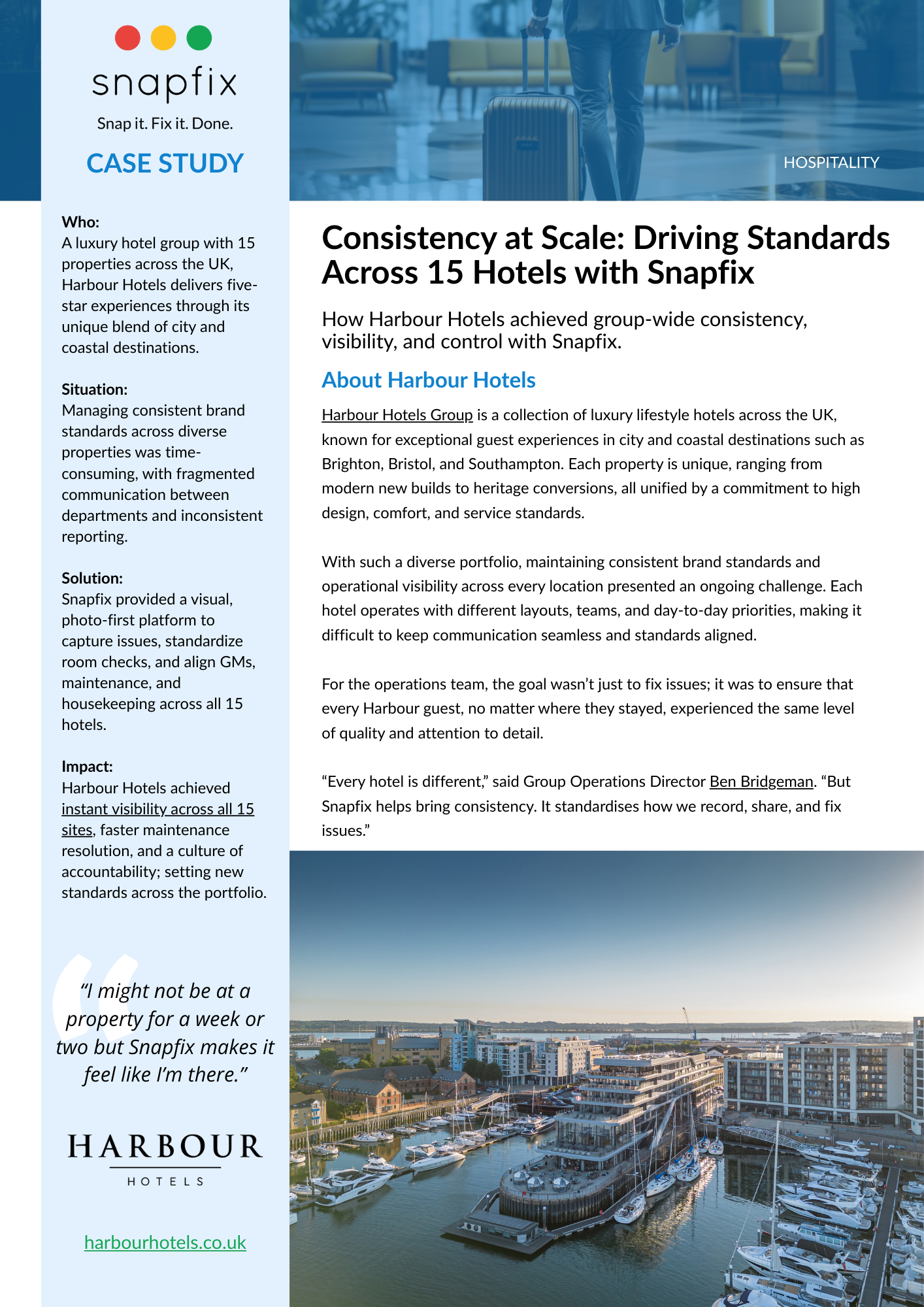 Harbour Hotels Case Study