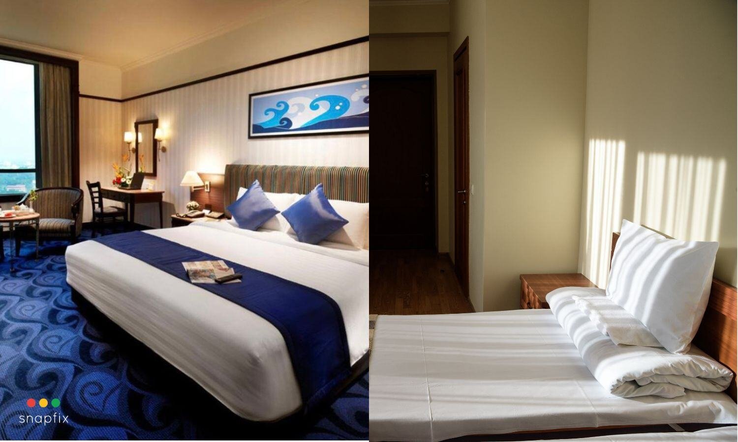 Luxury vs budget hotel