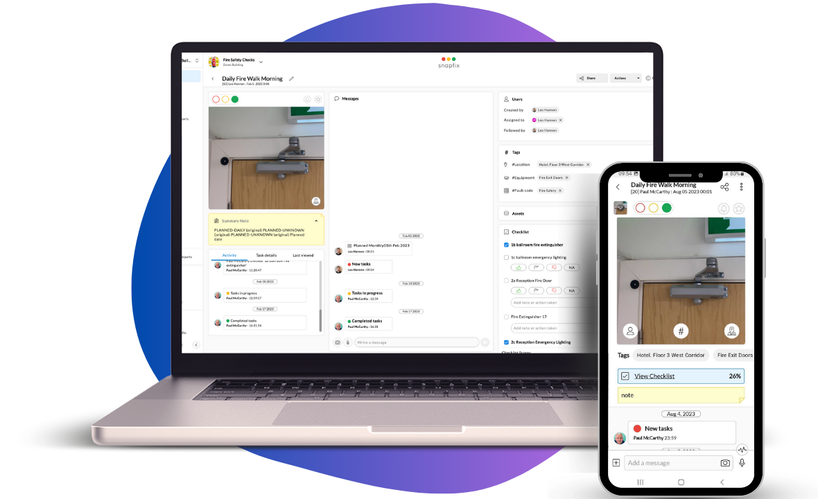 Snapfix | Modules - Track - Asset Management for Hotels