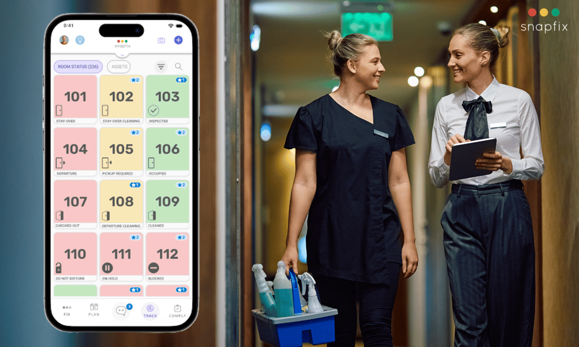 Snapfix Rooms housekeeper