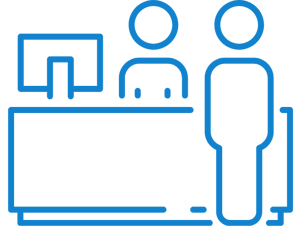 Front desk icon