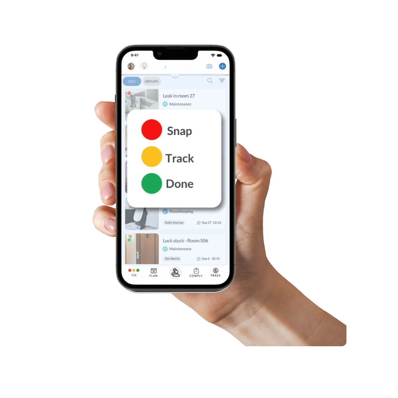 Snapfix - User interface