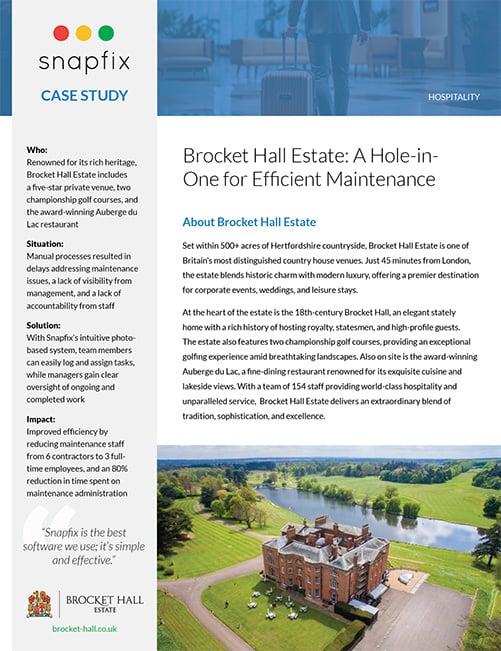 Case study - Brocket Hall Estate 