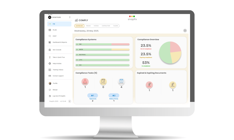fire safety snapfix compliance