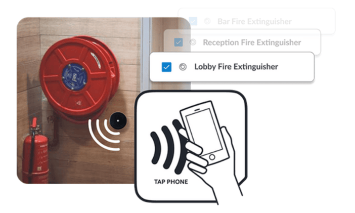 nfc tags for hotel fire safety maintenance