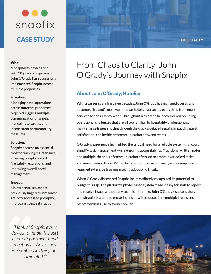 Case Study John O'Grady