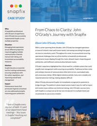 Case Study John O'Grady