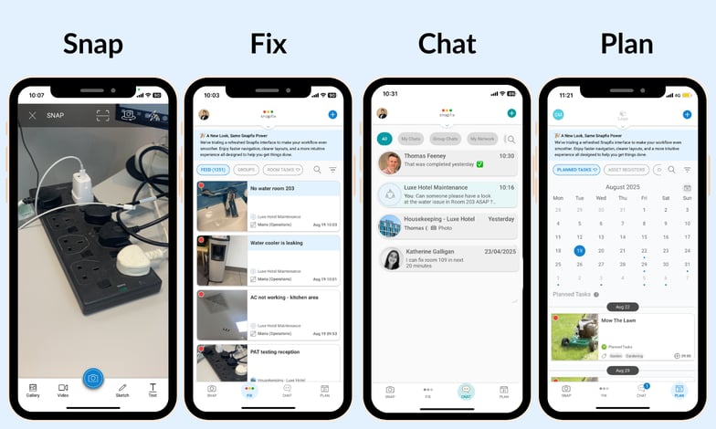 snapfix cmms has a new look