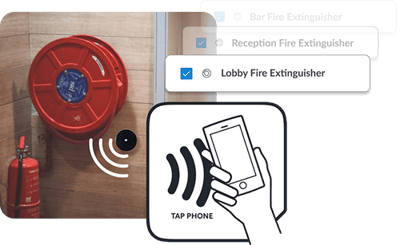 Record location NFC Smart Tags 