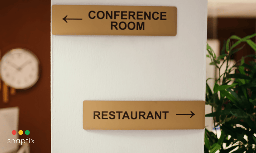 uk hotel signs snapfix cmms
