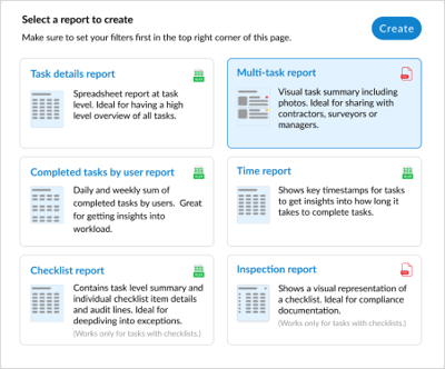 Unlimited Excel or PDF Report with snapfix