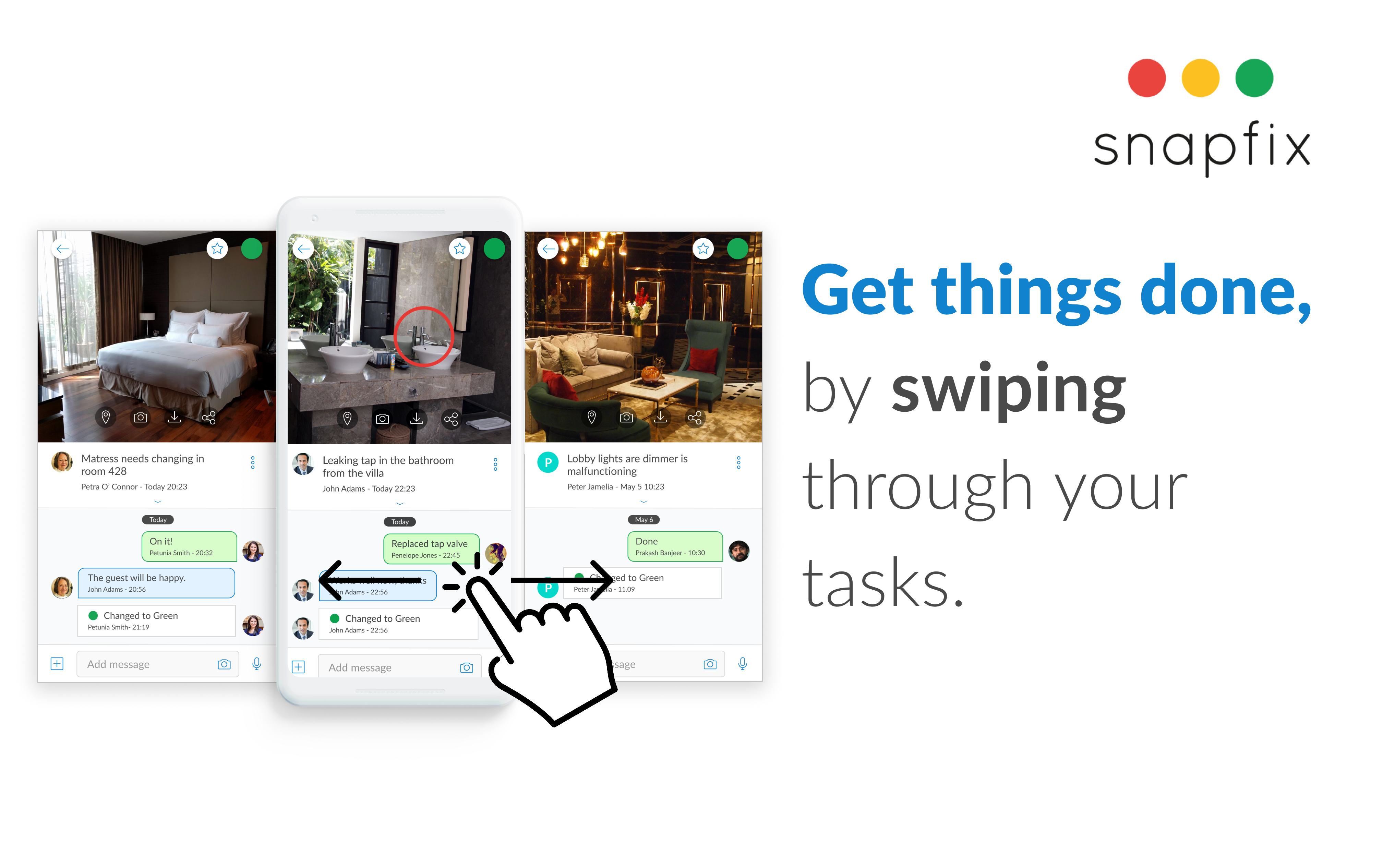 Snapfix Redesigns its Task Page